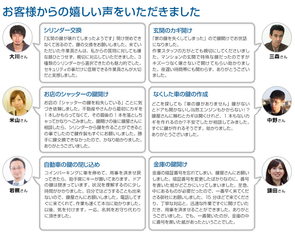 お客様の声